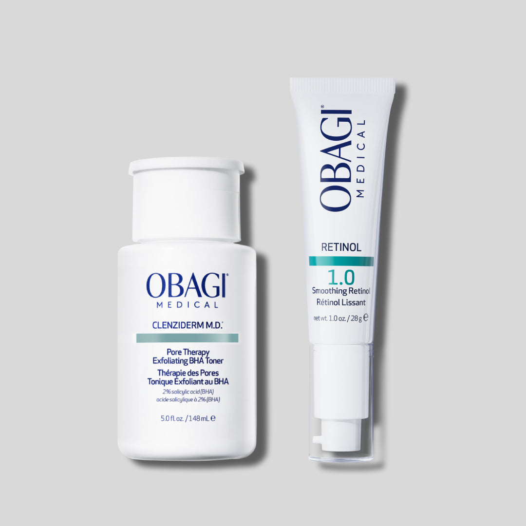 Bộ Đôi Tẩy Tế Bào Chết & Giảm Nếp Nhăn BHA Toner & Retinol 1.0