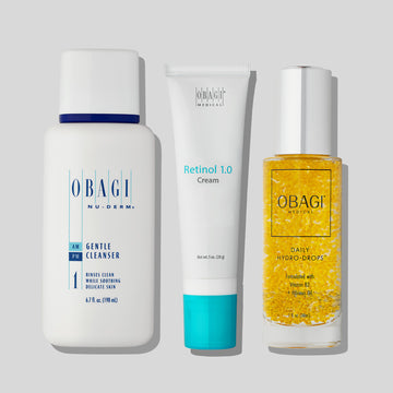 Gentle Cleanser and Retinol 1.0 and Hydro Drops B3 Set