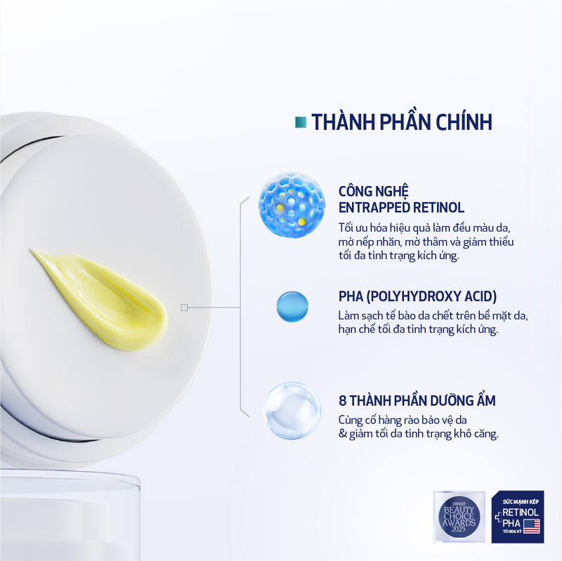 Kem dưỡng tái tạo & trẻ hóa da ban đêm Obagi Medical Retinol + PHA