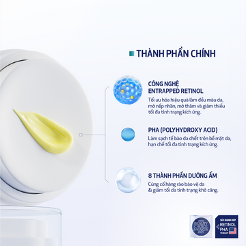 Kem dưỡng tái tạo & trẻ hóa da ban đêm Obagi Medical Retinol + PHA
