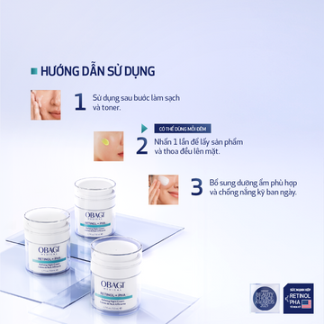 Kem dưỡng tái tạo & trẻ hóa da ban đêm Obagi Medical Retinol + PHA