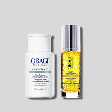 Bộ Đôi Cải Thiện Lỗ Chân Lông & Đều Màu Da BHA Toner & Daily Hydro-Drops