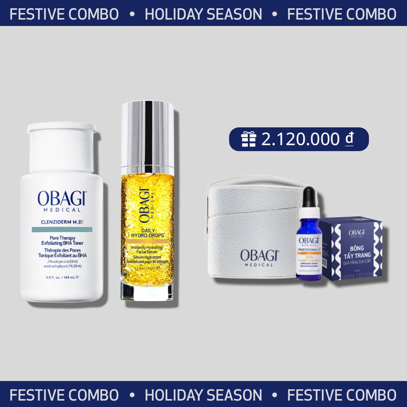 Bộ đôi BHA Toner 148ml & Tinh chất Vitamin B3 Daily Hydro-Drops 50ml