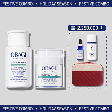 Bộ đôi BHA Toner 148ml & Kem dưỡng tái tạo da ban đêm Retinol + PHA 50ml