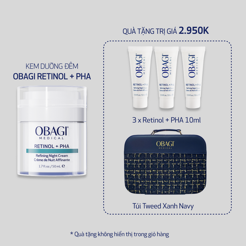 [DEAL SỐC 19.08] Kem dưỡng làm mới và duy trì độ tươi trẻ làn da ban đêm Obagi Medical Retinol + PHA