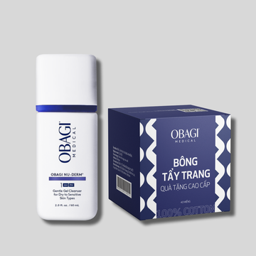[GIFT] 01 Nuderm Gentle Cleanser 60ml + 1 Bông tẩy trang
