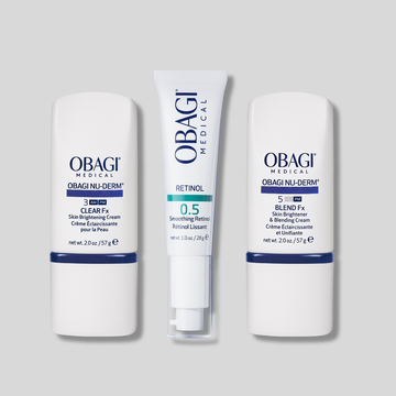 Bộ ba Nuderm Clear Fx và Blend Fx và Retinol 0.5