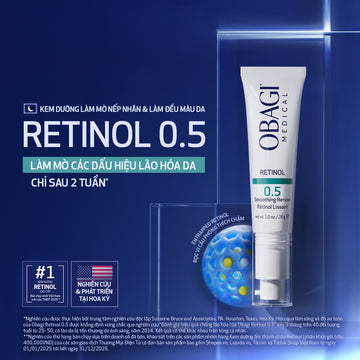 Kem dưỡng làm mờ nếp nhăn & làm đều màu da Obagi Retinol 0.5 – Obagi Medical - Vietnam