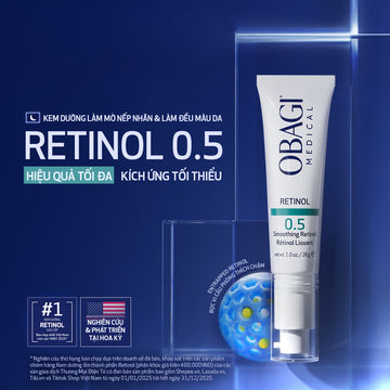 Kem dưỡng làm mờ nếp nhăn & làm đều màu da Obagi Retinol 0.5