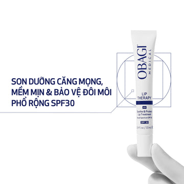 Son Dưỡng Giúp Căng Mọng, Mềm Mịn & Bảo Vệ Đôi Môi Obagi Lip Therapy SPF30