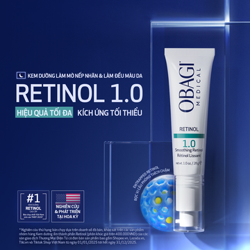 Kem dưỡng làm mờ nếp nhăn, mờ thâm & làm đều màu da Obagi Retinol 1.0