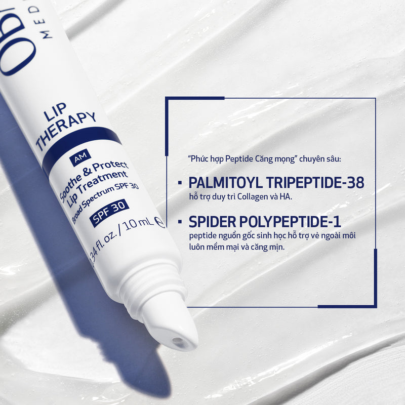 Son Dưỡng Giúp Căng Mọng, Mềm Mịn & Bảo Vệ Đôi Môi Obagi Lip Therapy SPF30