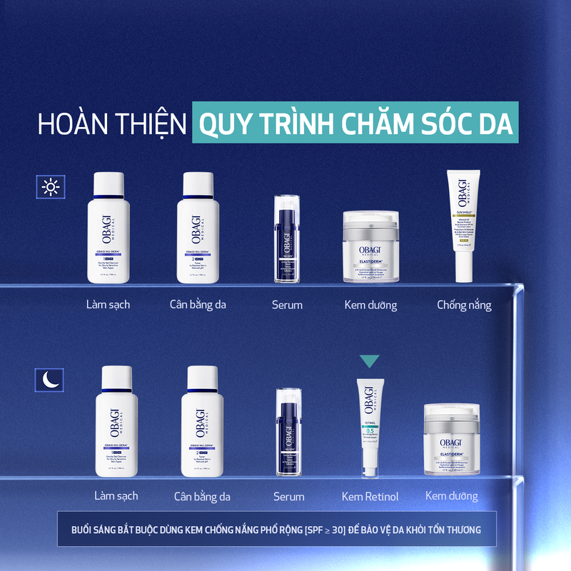 Kem dưỡng làm mờ nếp nhăn, mờ thâm & làm đều màu da Obagi Retinol 1.0