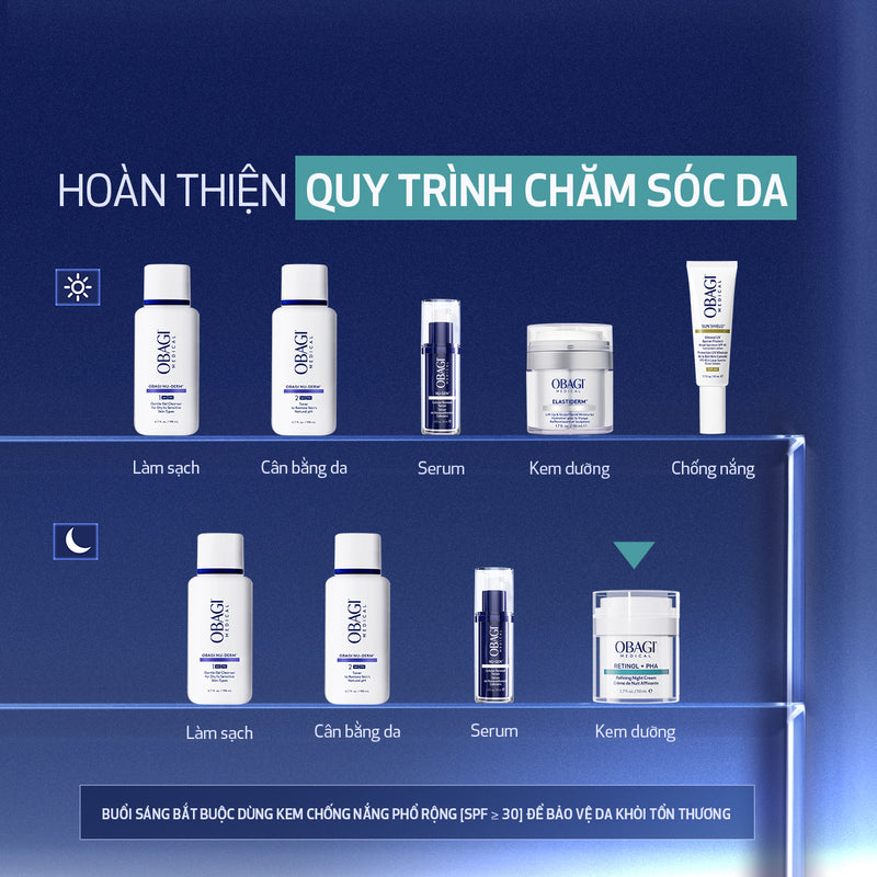 Kem dưỡng làm mới và duy trì độ tươi trẻ làn da ban đêm Obagi Medical Retinol + PHA
