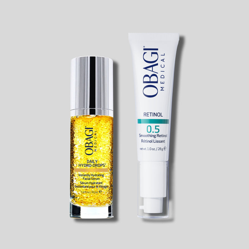Bộ Đôi Tái Tạo & Dưỡng Ẩm Chuyên Sâu Retinol 0.5 & Daily Hydro-Drops