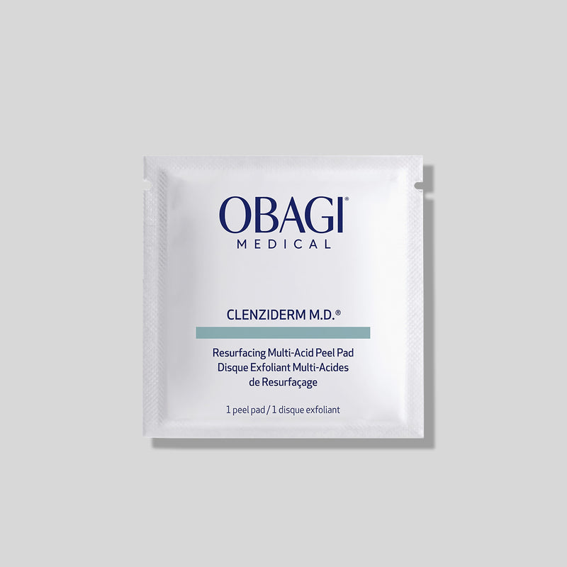 Miếng pad peel da làm sạch tế bào da chết và cải thiện bề mặt căng bóng CLENZIDERM M.D.® RESURFACING MULTI-ACID (30 miếng)